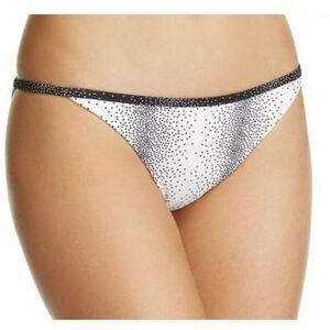 NEW‎ Tavik Antic Full Swim Bikini Bottom, Cream and Black, M